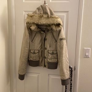 Abercrombie and Fitch, beautiful green jacket